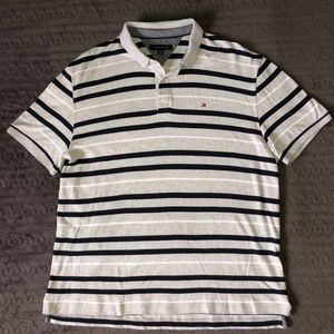 🔹3 for $25🎉HP🎉Tommy Hilfiger Striped Gray/Navy